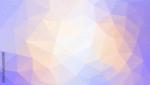 Vector stylish multicolor polygonal banner. Abstract background in low poly style. Geometric illustration