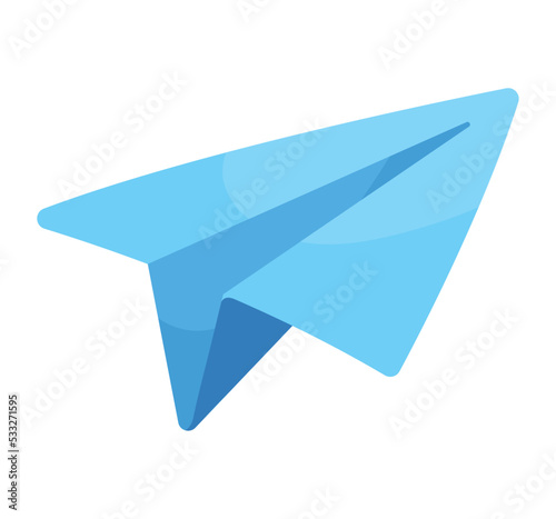 paper airplane 3d style