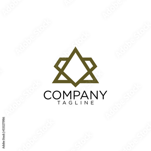 a diamond logo design and premium vector templates