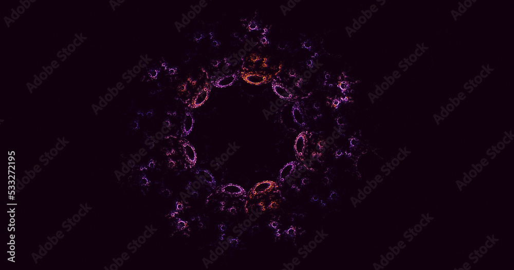 3D rendering abstract round light background 3D rendering abstract round light background