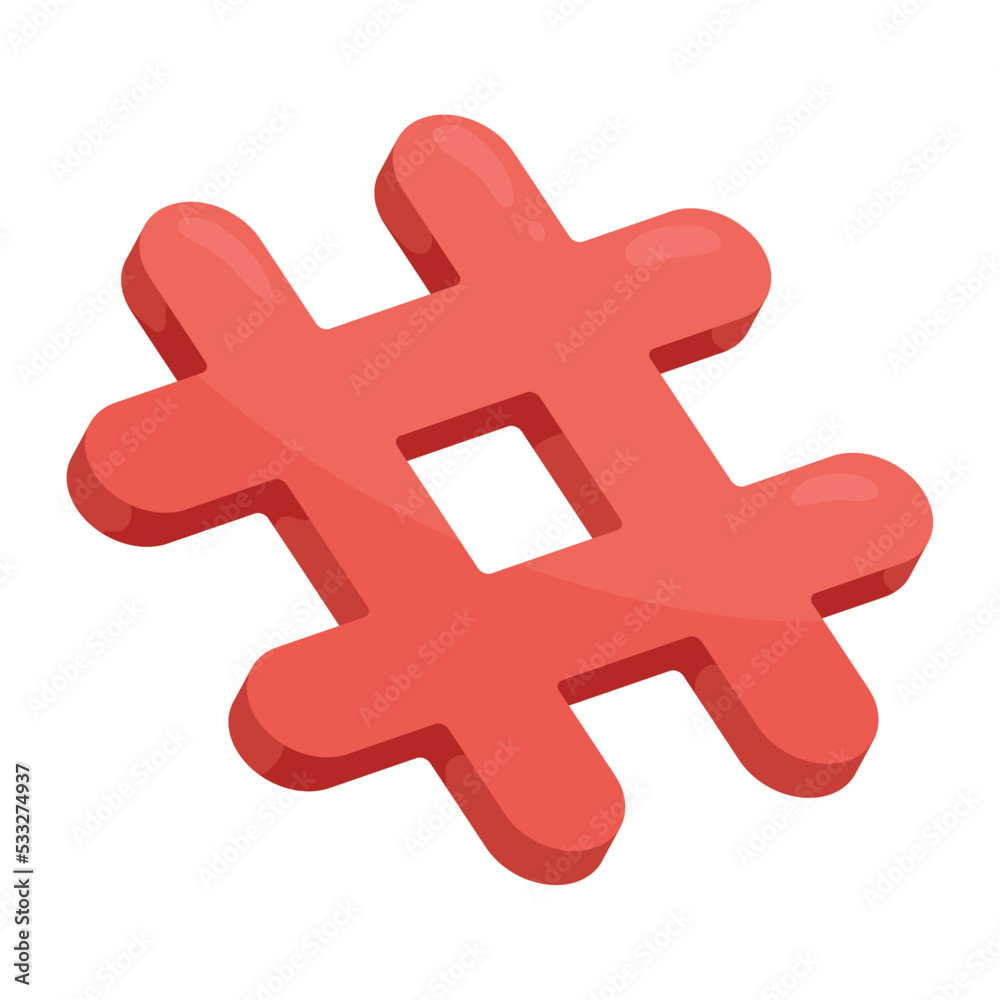 Fototapeta premium numeral symbol 3d style