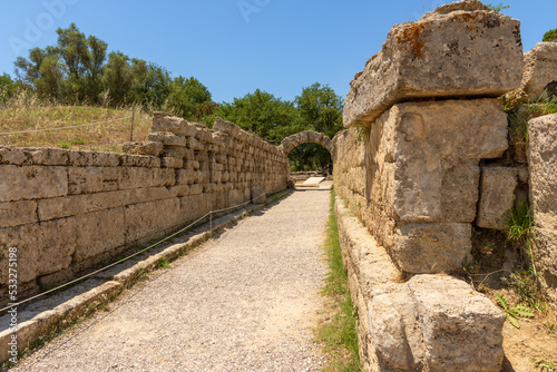 Fotografie Stadium at ancient Olympia, Greece