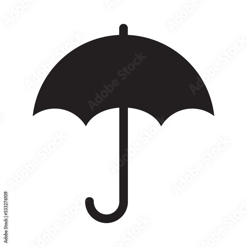 umbrella icon vector symbol illustration 