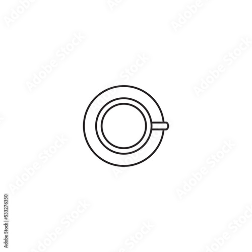 coffee cup vector for website symbol icon presentation