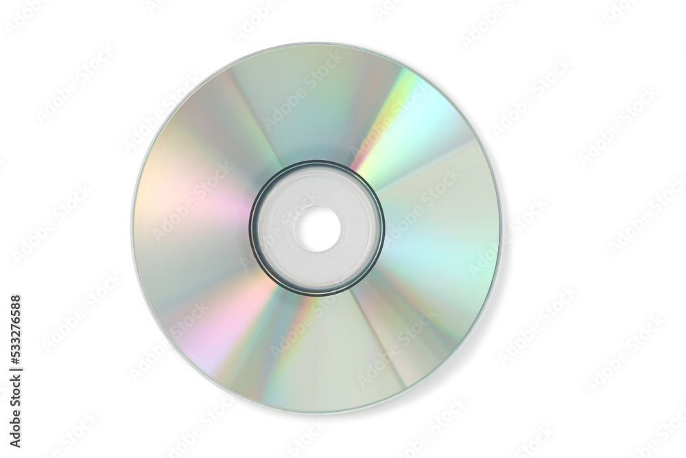 Compact Disc on white background Compact Disc on white background
