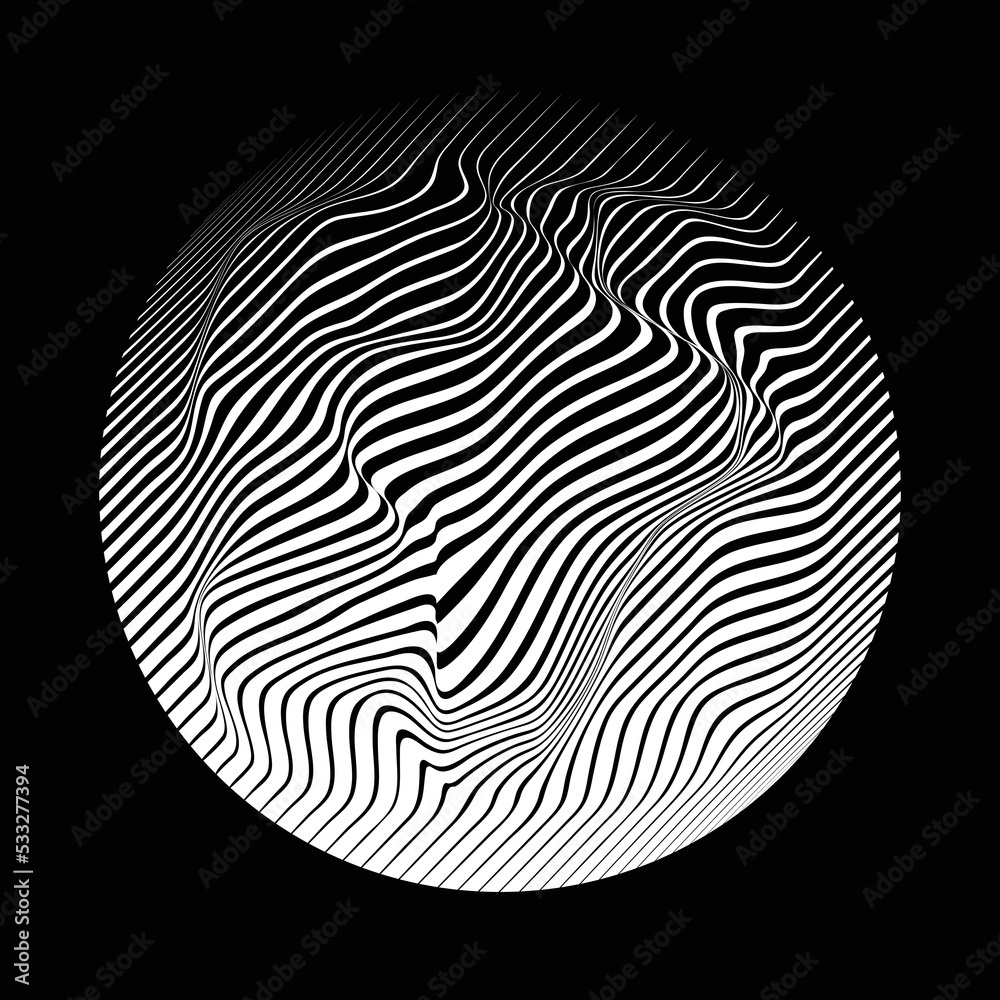 Lines in sphere Form . Vector .Technology sphere Logo . 3d design element . Abstract Geometric shape . Lines in sphere Form . Vector .Technology sphere Logo . 3d design element . Abstract Geometric shape .