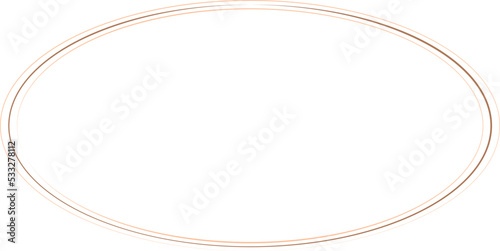 Oval Border Frames Isolated on White Background.  Trendy design element for border frame, logo, blackout tattoo, symbol, web, prints, posters, template, pattern and abstract background