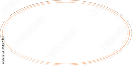 Oval Border Frames Isolated on White Background.  Trendy design element for border frame, logo, blackout tattoo, symbol, web, prints, posters, template, pattern and abstract background