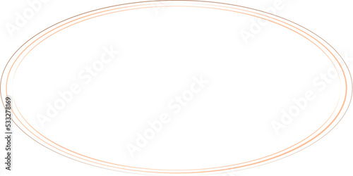 Oval Border Frames Isolated on White Background.  Trendy design element for border frame, logo, blackout tattoo, symbol, web, prints, posters, template, pattern and abstract background