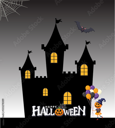 Happy Halloween poster template