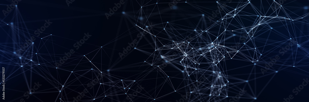 Abstract futuristic - technology with polygonal shapes on dark blue background. Design digital technology concept. 3d illustration. Abstract futuristic - technology with polygonal shapes on dark blue background. Design digital technology concept. 3d illustration.