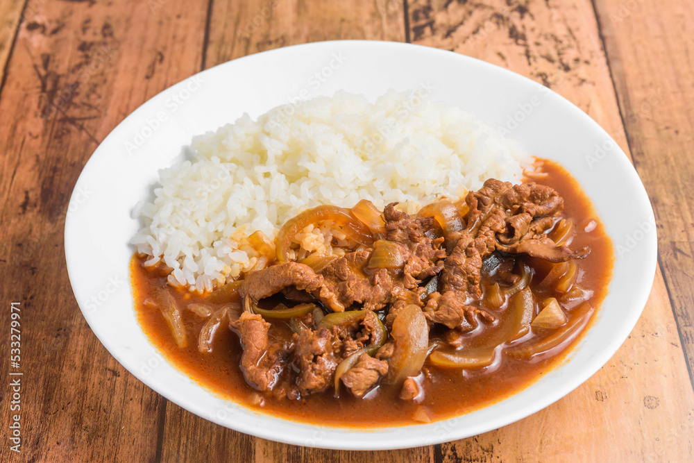 ハッシュドビーフ