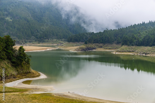 Cueifong Lake in Yilan of Taiwan