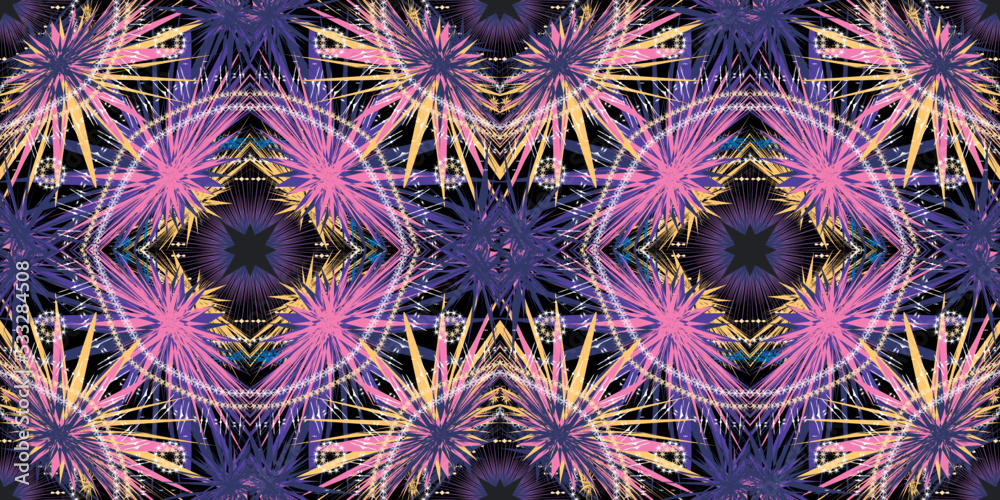 Fototapeta premium seamless ethnic pattern design.Geometric ethnic oriental ikat pattern traditional Design.ethnic oriental pattern,fabric,embroidery.Mexican pattern.merican pattern.latin african.indian fabric.Mexican