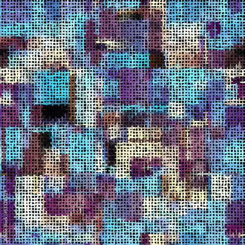 Imitation of a texture of rough canvas. Seamless pattern.