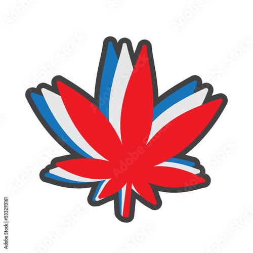 Printlogo de chanvre CBD et THC