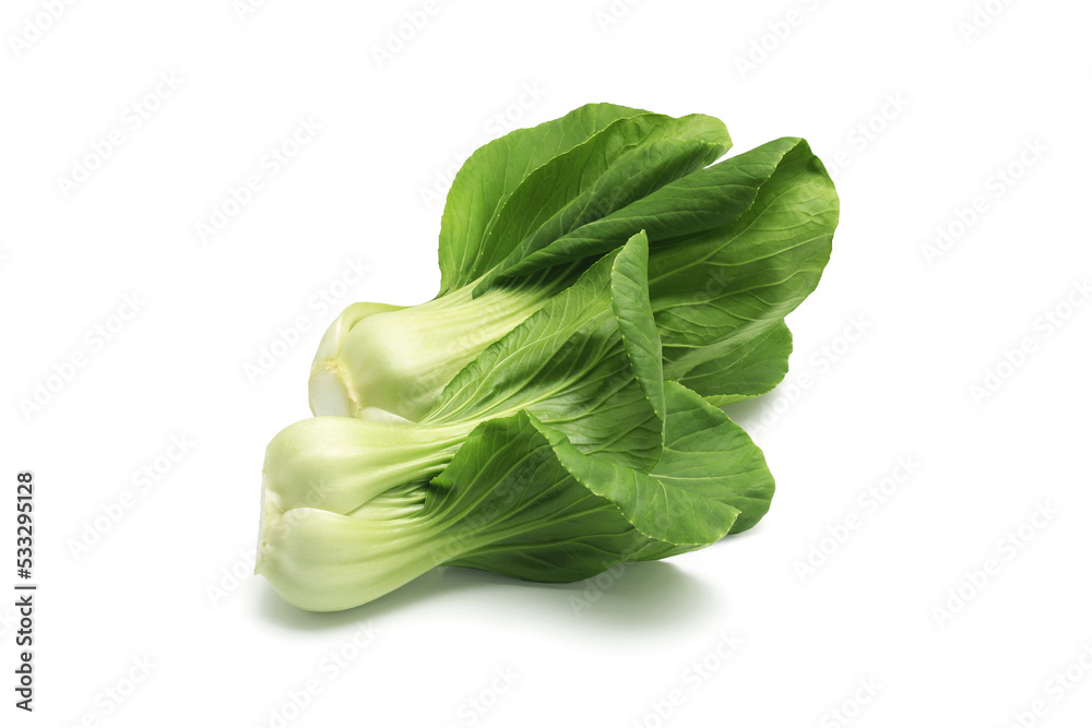 Fresh Bok choy or Chinese cabbage on white. Fresh Bok choy or Chinese cabbage on white.