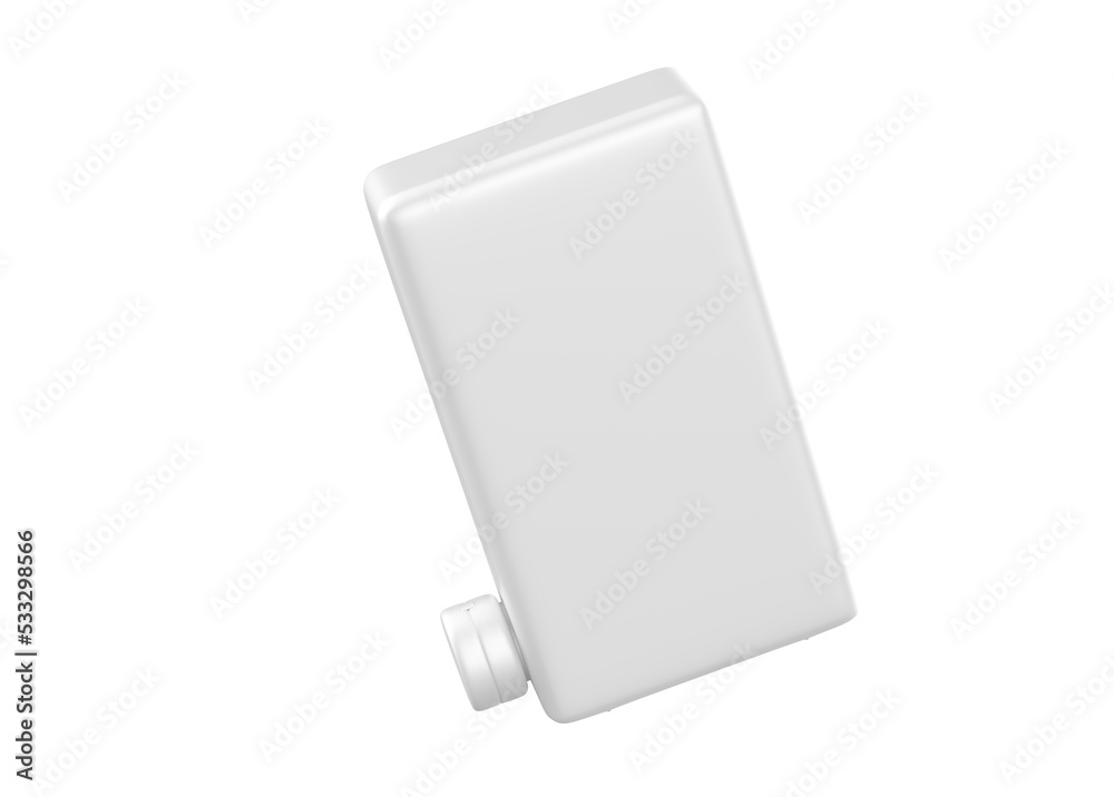 Cosmetic Bottle Mockup isolated on white background. 3d illustration Cosmetic Bottle Mockup isolated on white background. 3d illustration