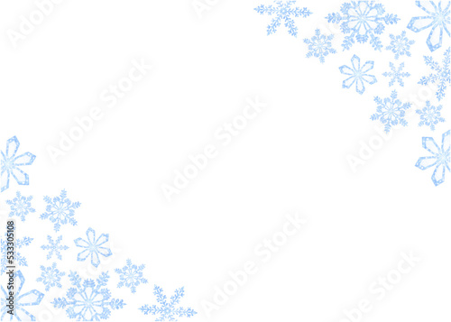 Snowflake Winter Frame 
