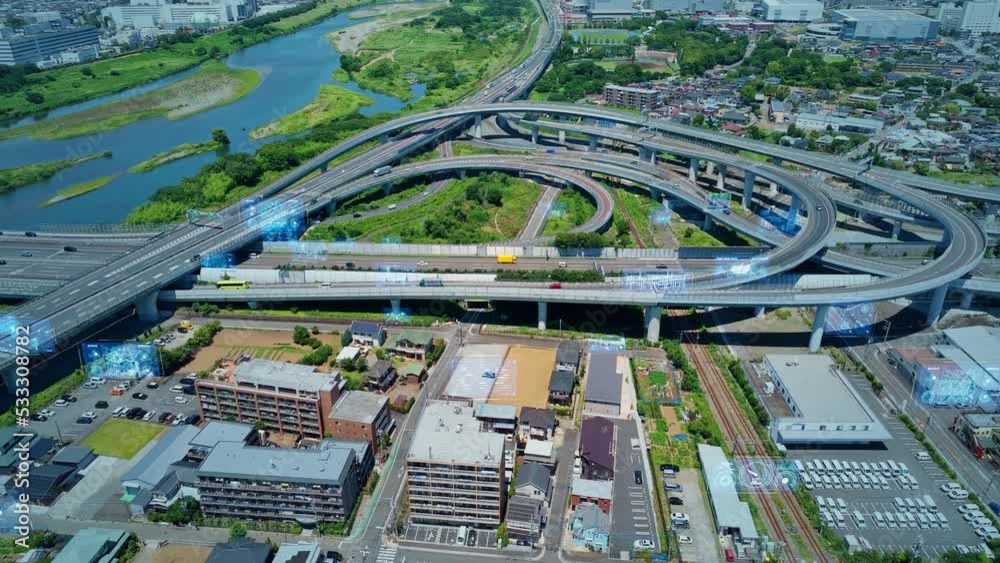 Transportation and technology concept. ITS (Intelligent Transport Systems). Mobility as a service. Transportation and technology concept. ITS (Intelligent Transport Systems). Mobility as a service.