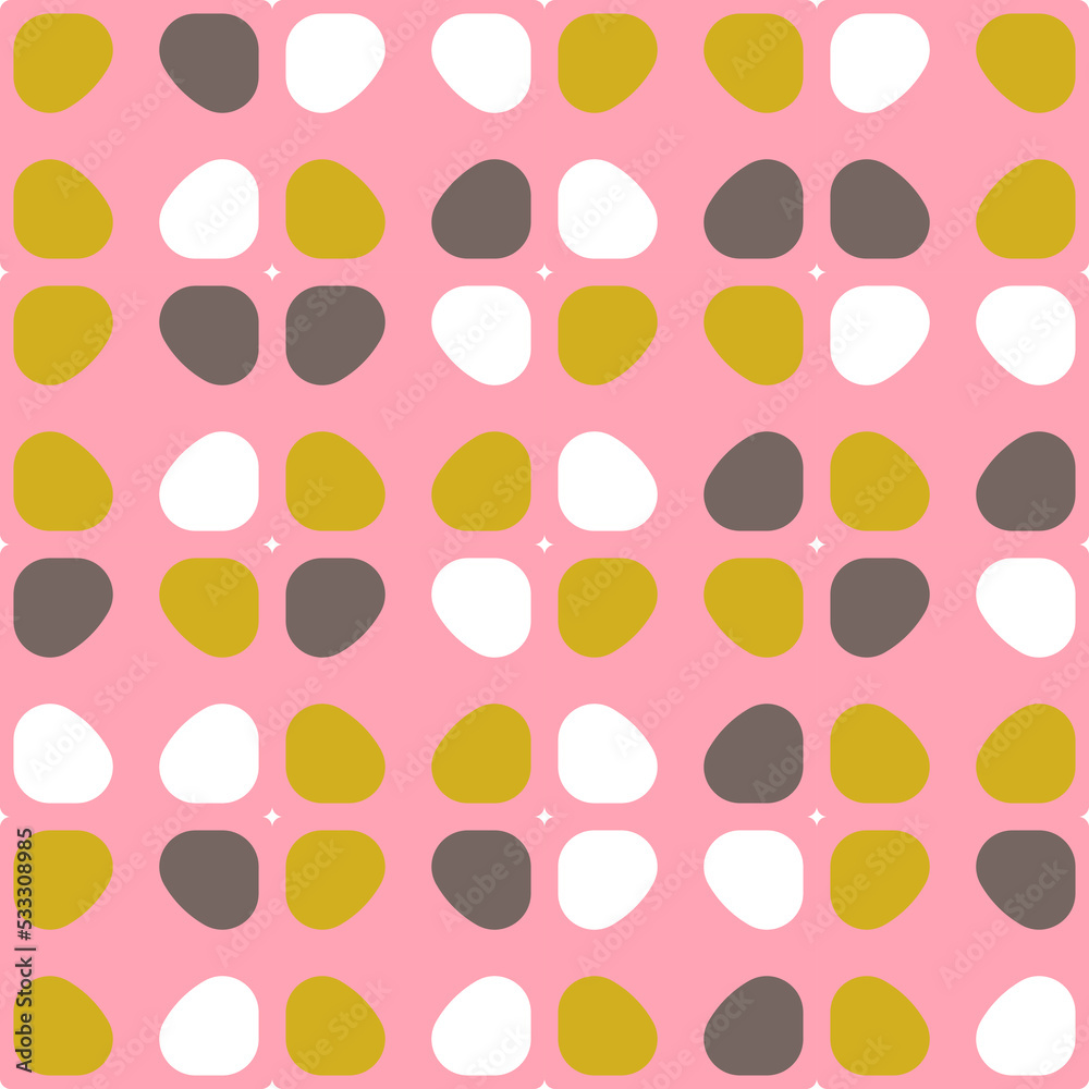 Geometric vector seamless pattern. Modern background with simple shapes in pastel colors. Geometric vector seamless pattern. Modern background with simple shapes in pastel colors.