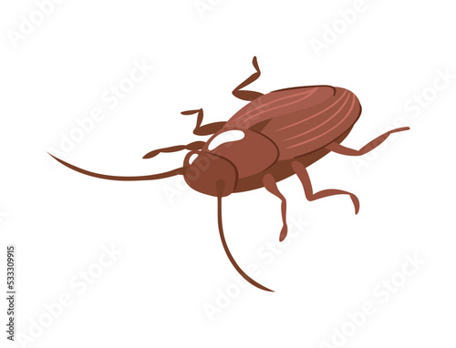Cockroach Isometric Illustration