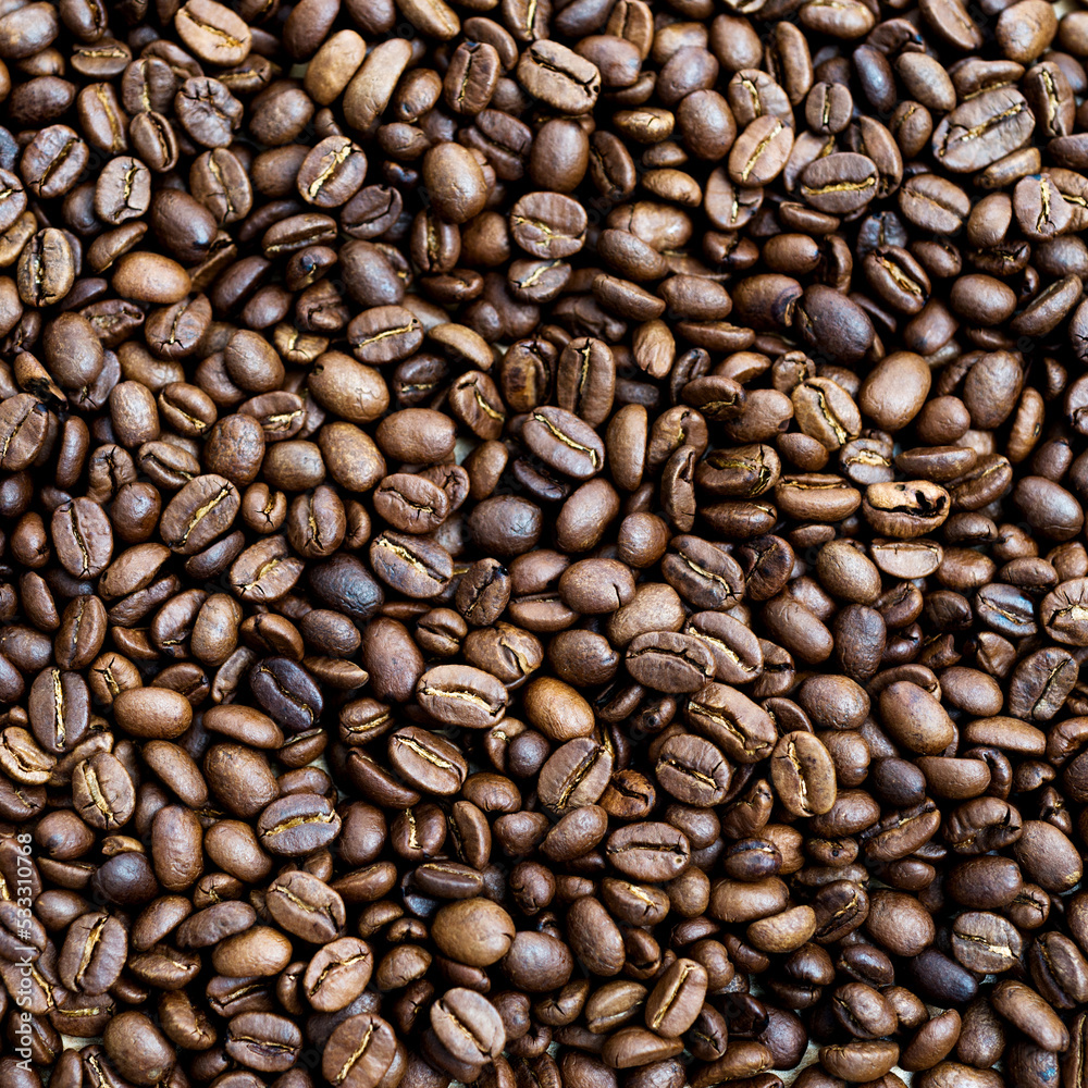 Fototapeta premium Roasted coffee beans