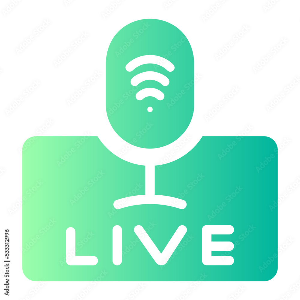 live gradient icon live gradient icon