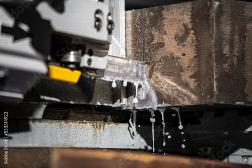 close up of a saw