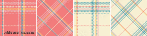 Check set seamless plaid pattern pixel.