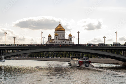 Canvas Print moscow river