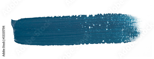 Blue acrylic hand-drawn brush stroke background.