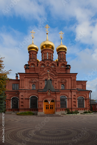 Church in honor of the icon of the Mother of God of Bogolyubskaya. Sergiev Posad, Russia photo