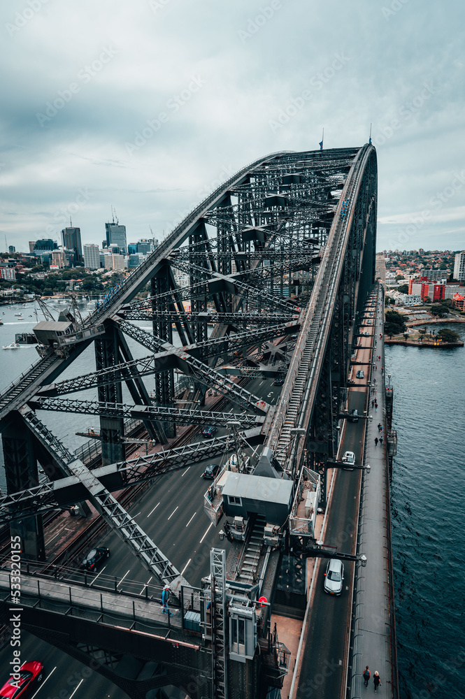 Obraz premium city harbour bridge