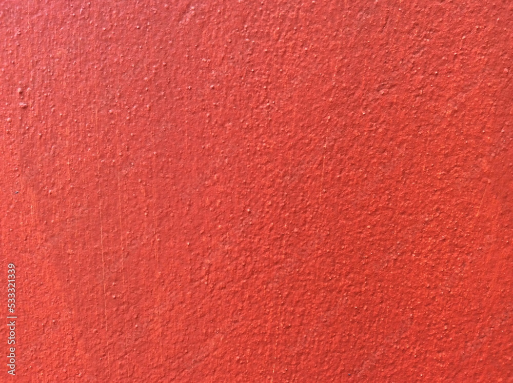 Fototapeta premium Texture concrete painted with red paint