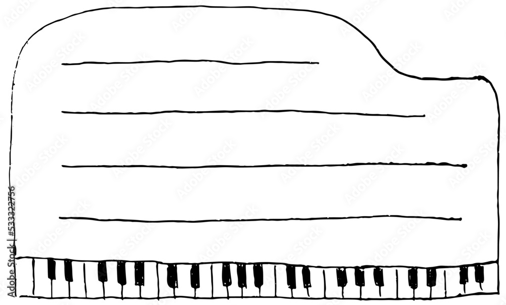 Obraz premium 大きなグランドピアノ