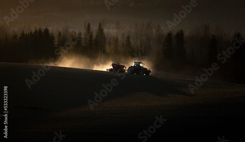 A dry farming field.