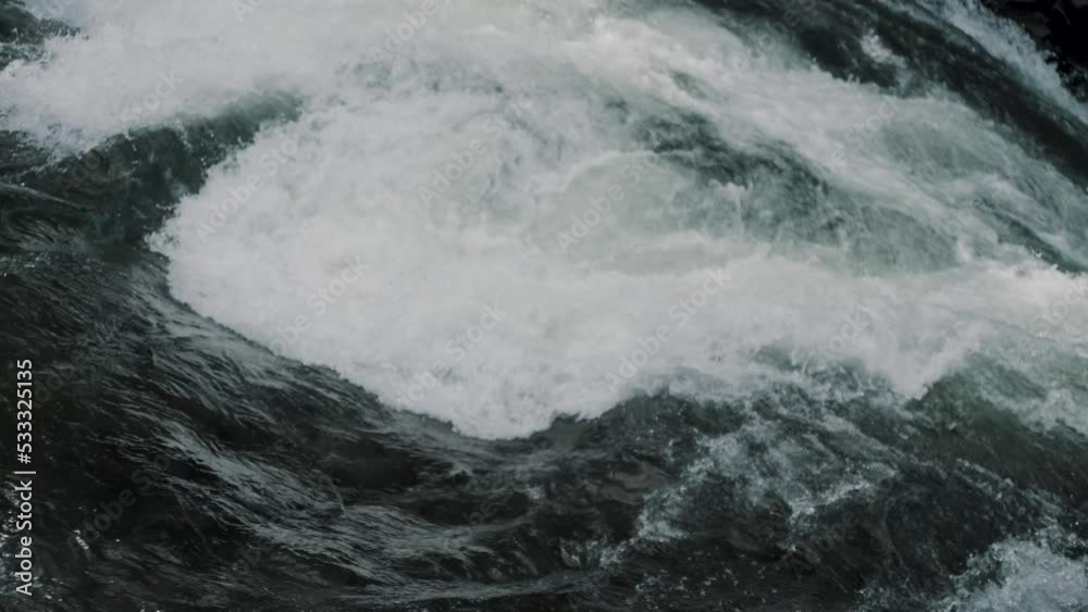Close Up Of Rough Sea Waves Rolling Back and Forth. Close Up Of Rough Sea Waves Rolling Back and Forth.