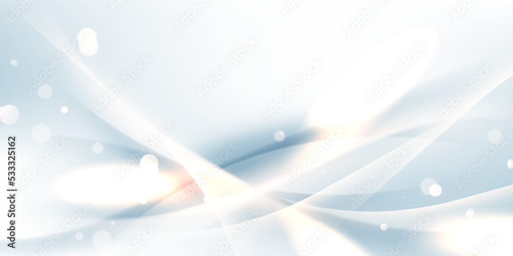 white and blue wave background elegant design vector illustration