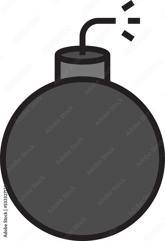 bomb icon illustration