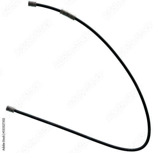 SciFi Cable Wire Illustration with Transparent Background PNG 