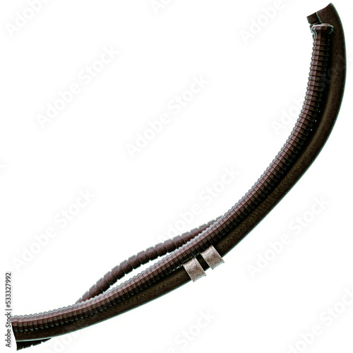 SciFi Cable Wire Illustration with Transparent Background PNG
