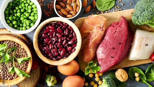health food selection- protein food sources