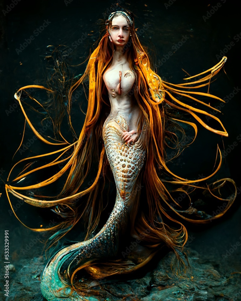 Sale bruidsjurk - Malificient mermaid