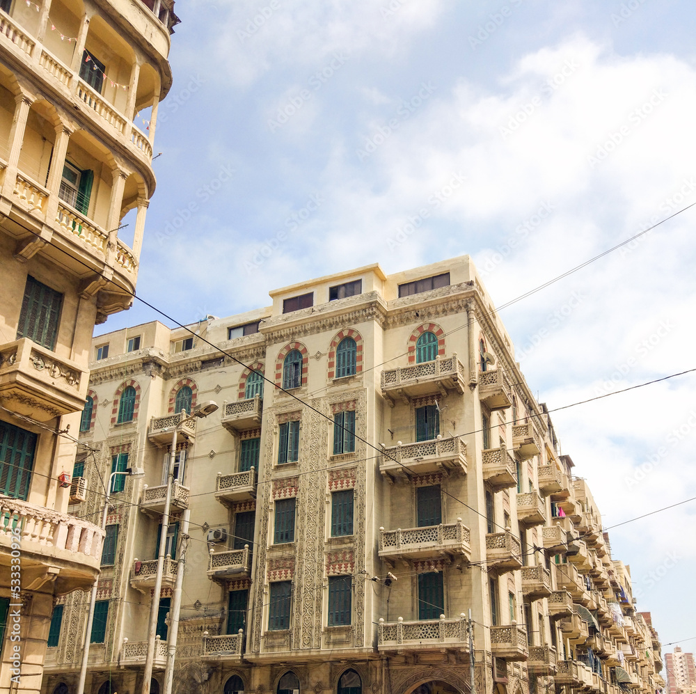Old Building at Alexandria City, Egypt