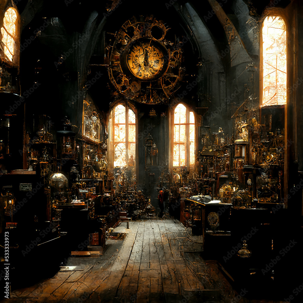 Obraz premium House timekeeper 