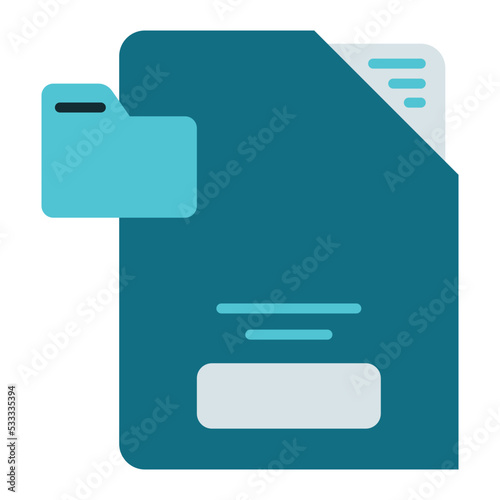 business document folder or archive