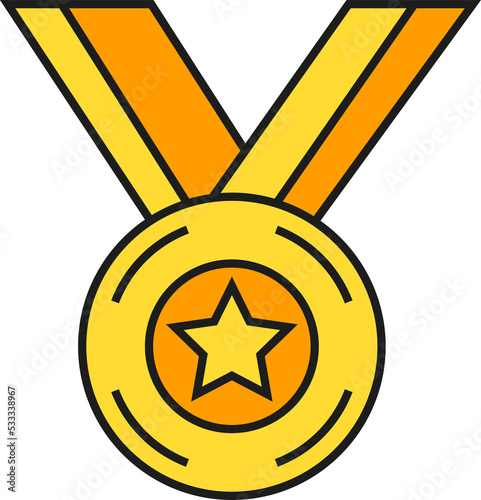 Fotografía star medal award illustration