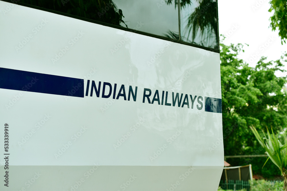 Indian railways logo hi-res stock photography and images - Alamy