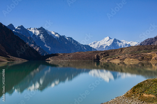 Beautiful Khafrazdara Lake  Tajik National Park  Tajikistan